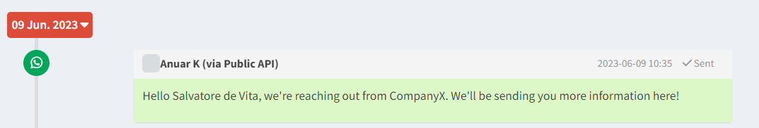 Zoho CRM Workflow Rules. Send a WhatsApp Message 6