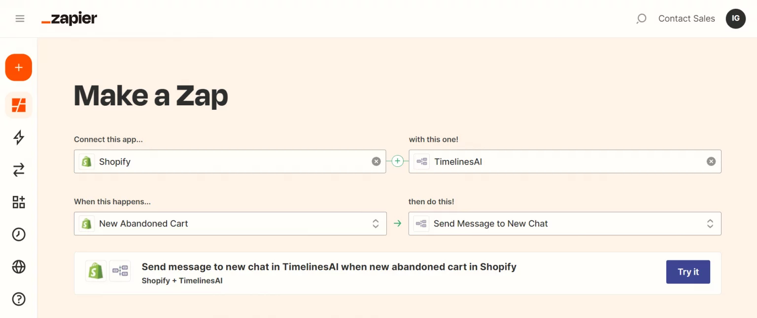 WhatsApp and Zapier automation. Connect WhatsApp to Shopify in 2 minutes 1 WhatsApp and Zapier automation. Connect WhatsApp to Shopify in 2 minutes 1