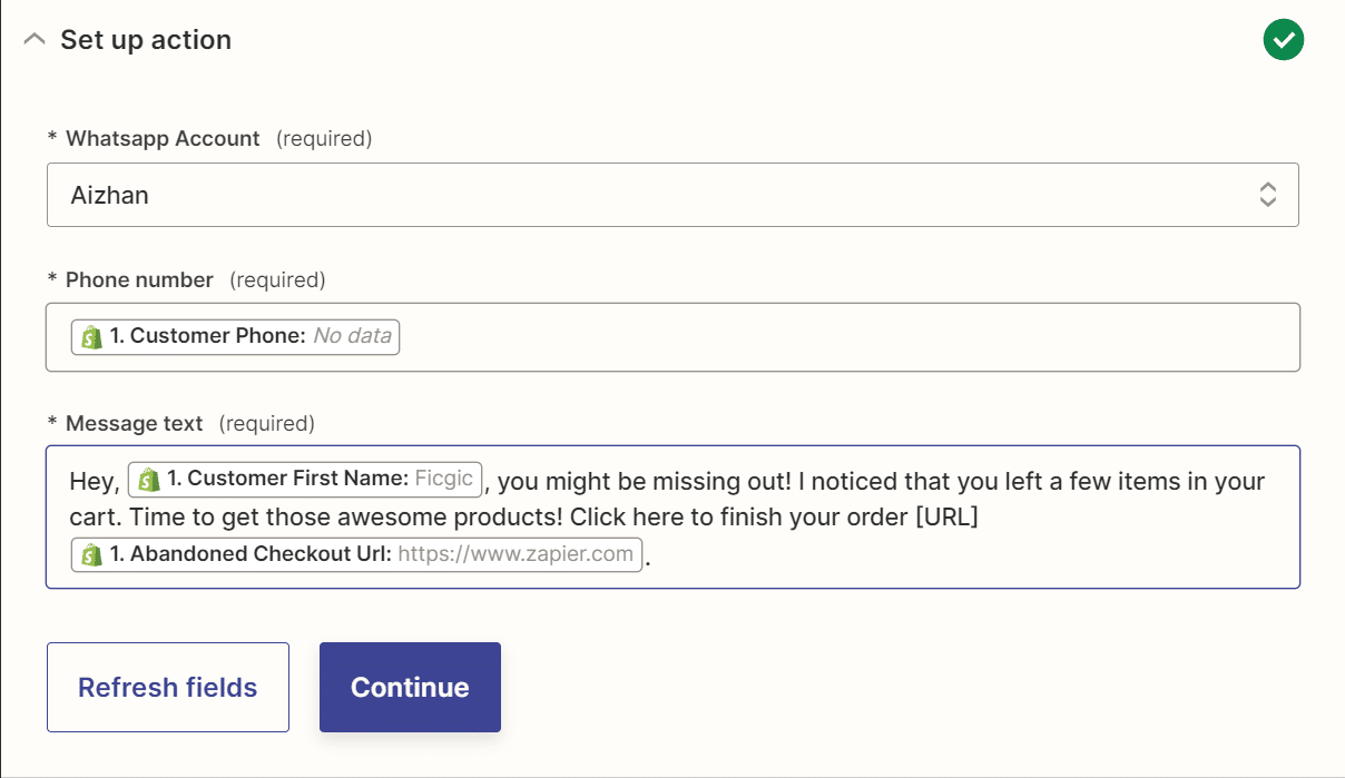 WhatsApp and Zapier automation. Connect WhatsApp to Shopify in 2 minutes 6 WhatsApp and Zapier automation. Connect WhatsApp to Shopify in 2 minutes 6