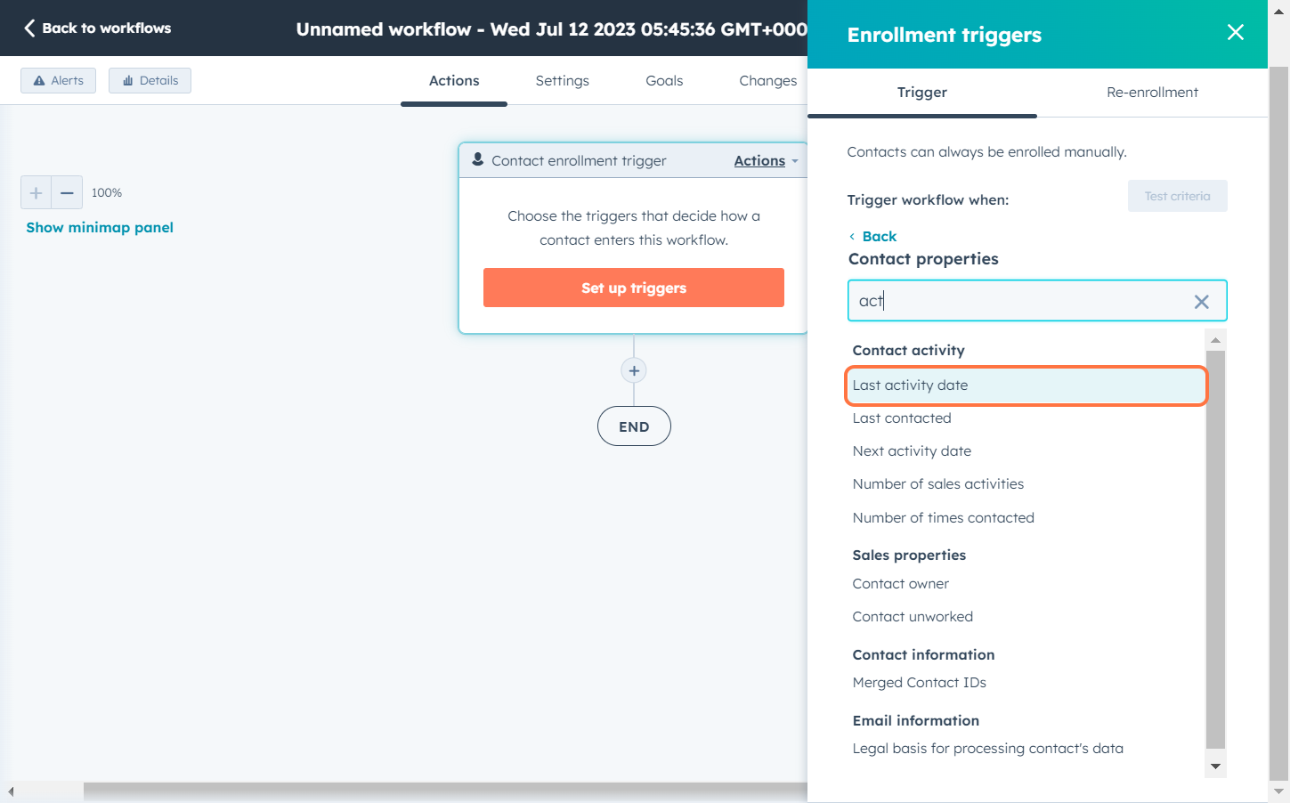 last activity date trigger